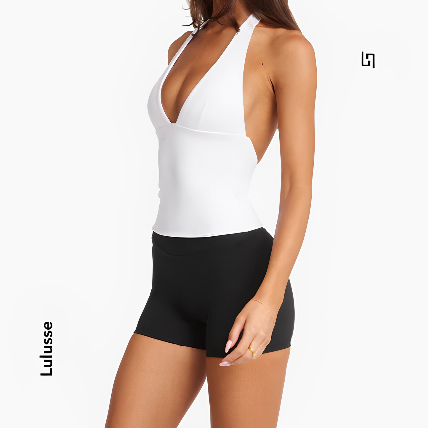 LuxeLyra Halter Crop