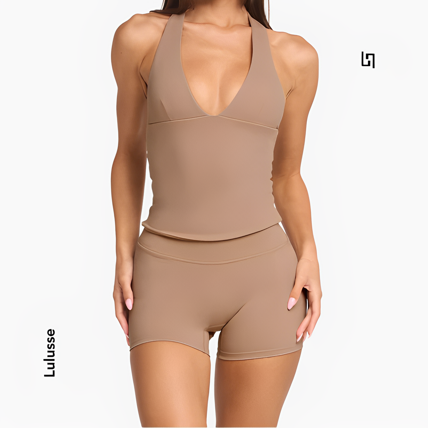 LuxeLyra Halter Crop