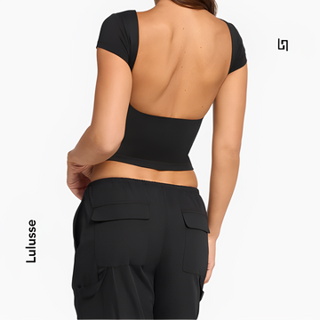 LuxeShape Open Back Top