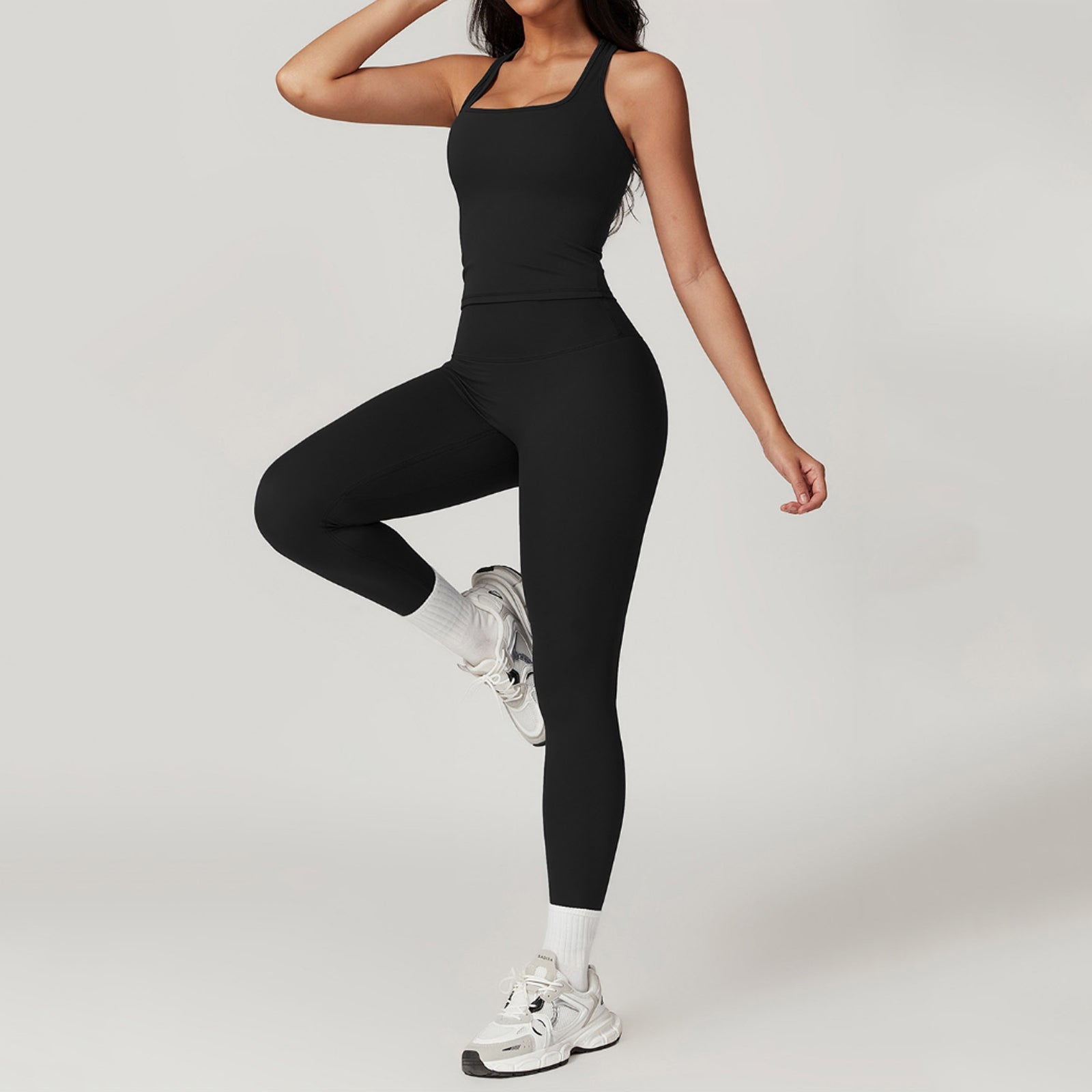 LuxeShape Opal Askılı Atlet Tayt Takım