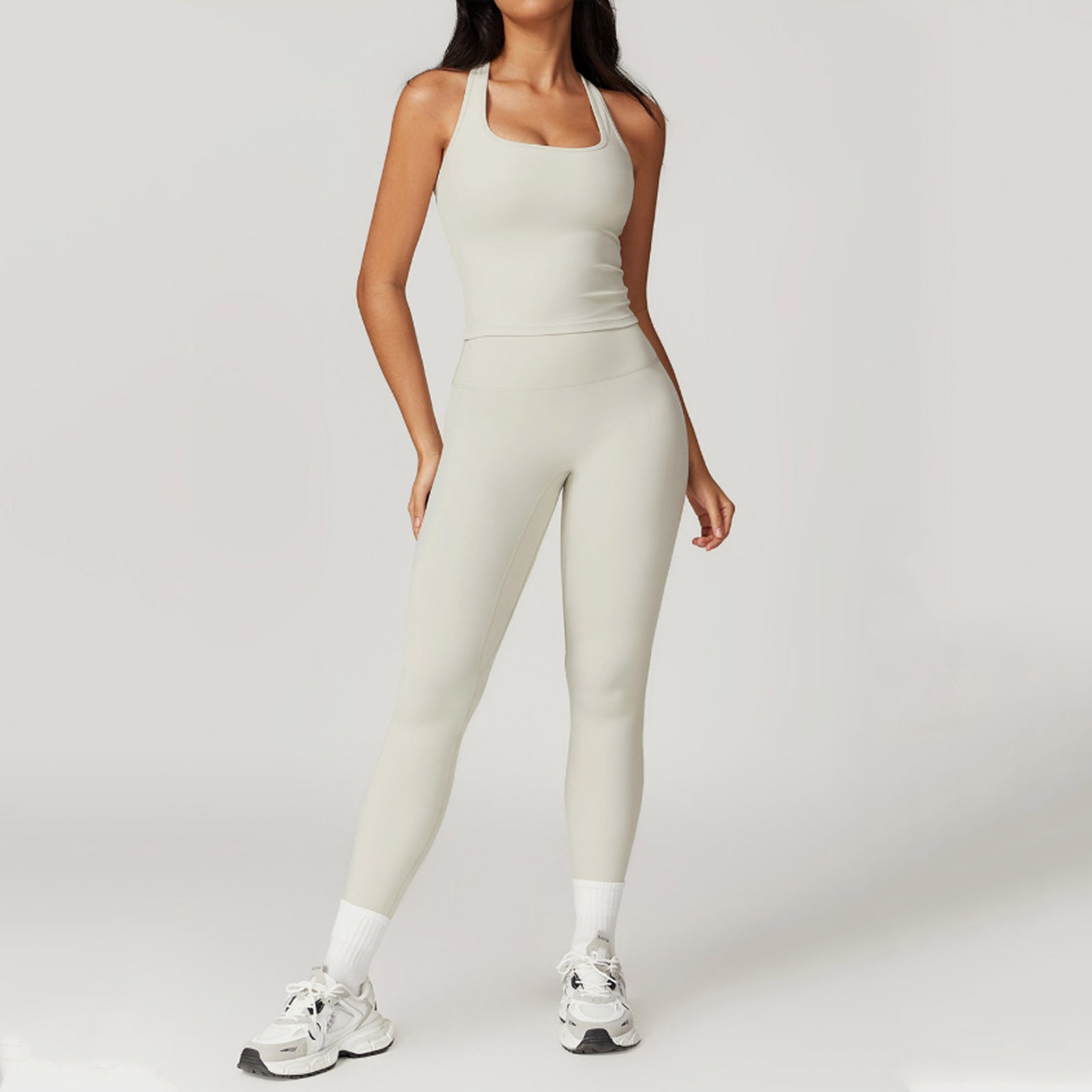 LuxeShape Opal Askılı Atlet Tayt Takım