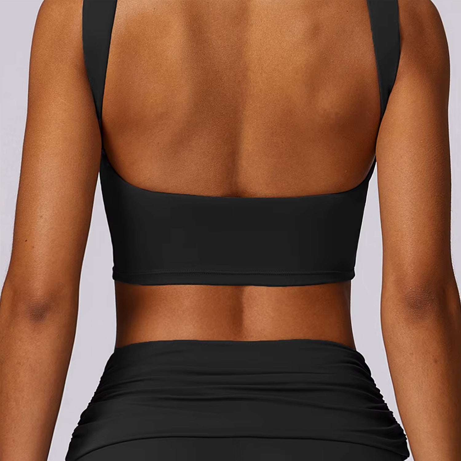 LuxeShape Open Back Crop