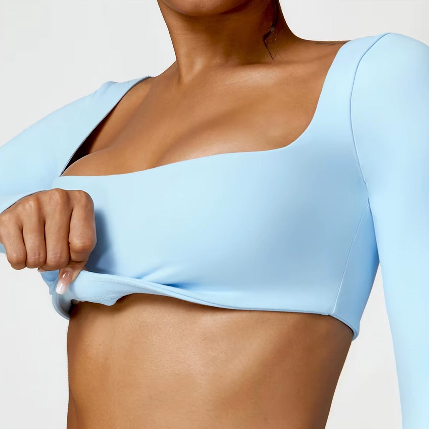 LuxeShape Special Long Crop ve Şort Takım