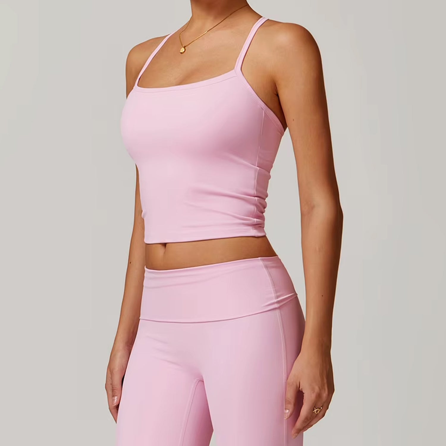 LuxeSoft Line Sırt Detaylı İnce Askılı Tank Top
