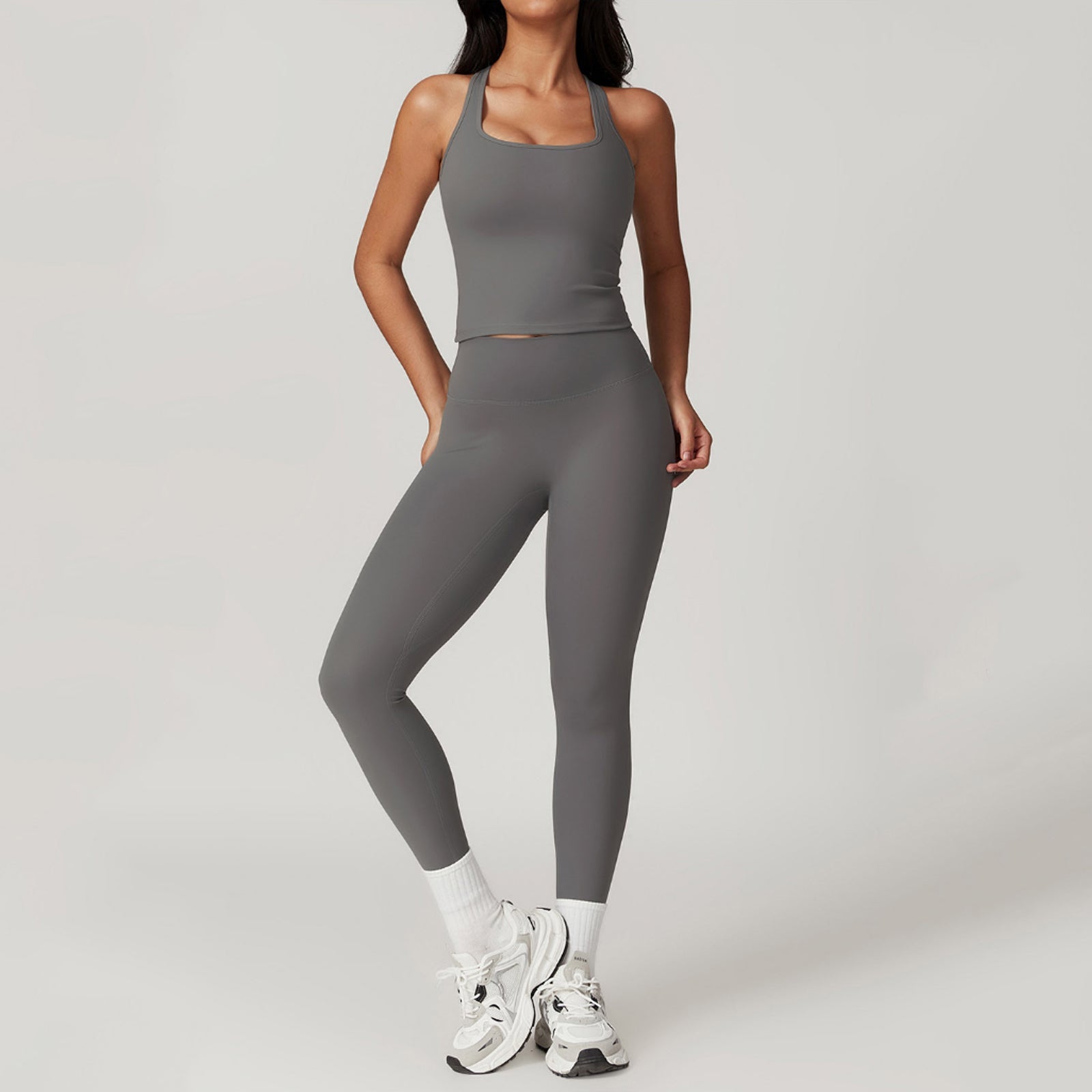LuxeShape Opal Askılı Atlet Tayt Takım