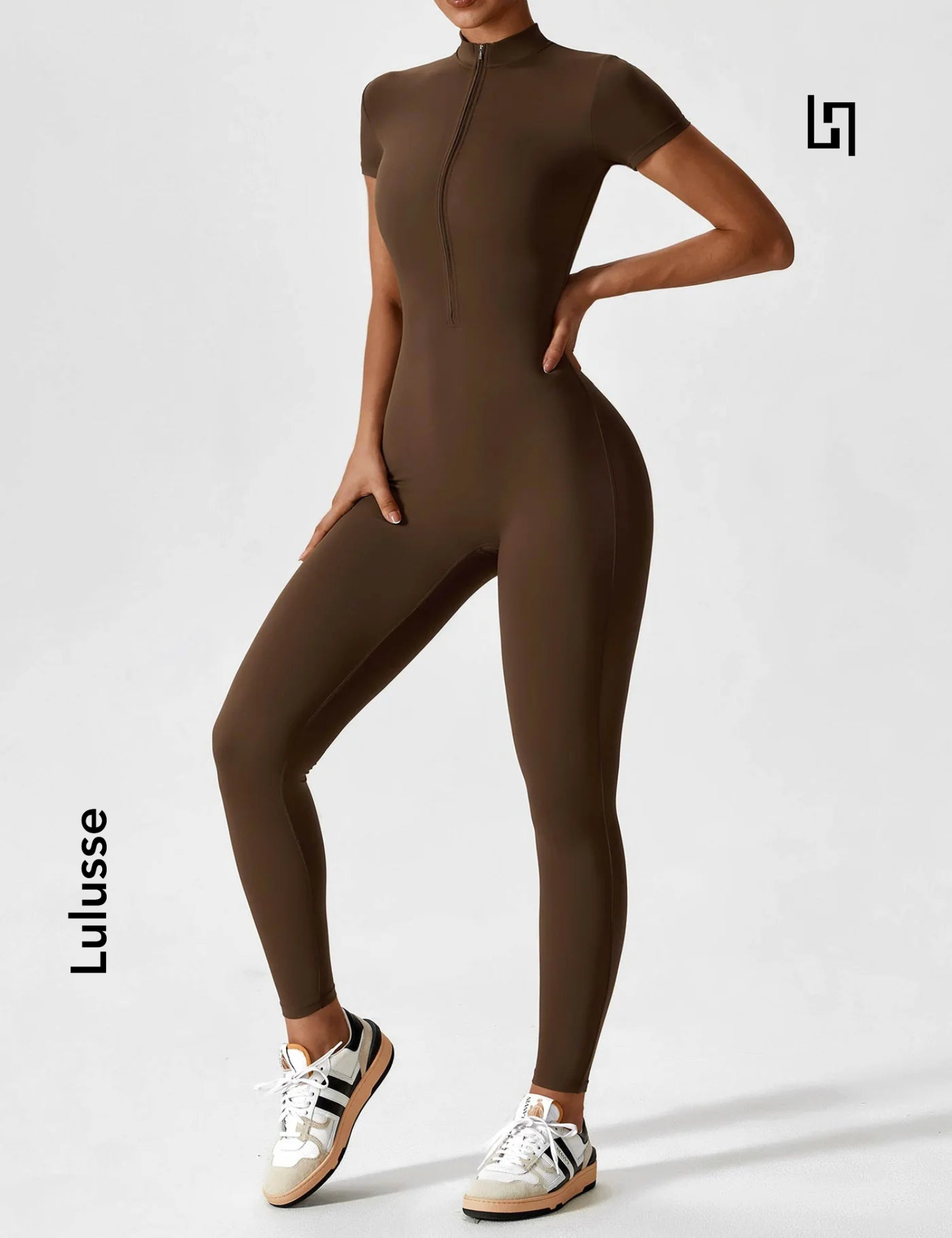 LuxeShape Kısa Kol Tulum