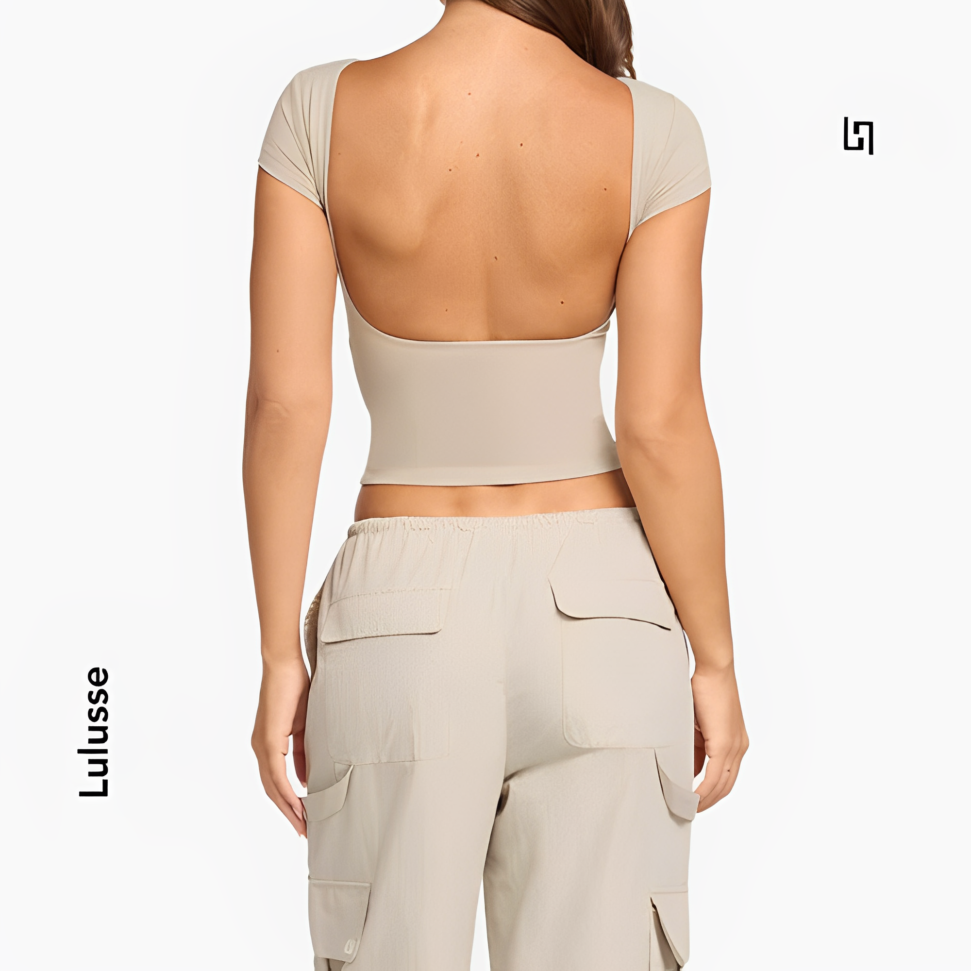 LuxeShape Open Back Top