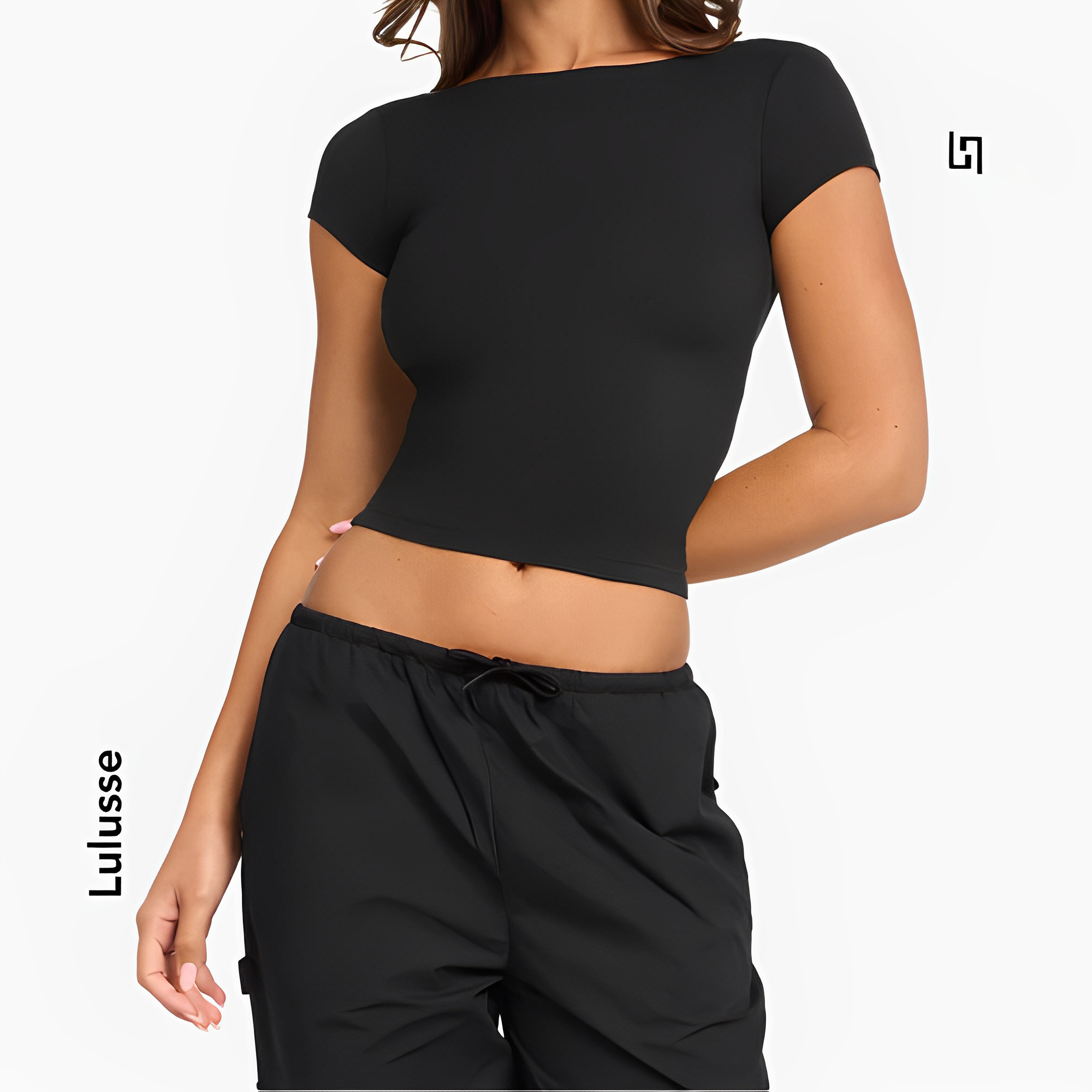 LuxeShape Open Back Top