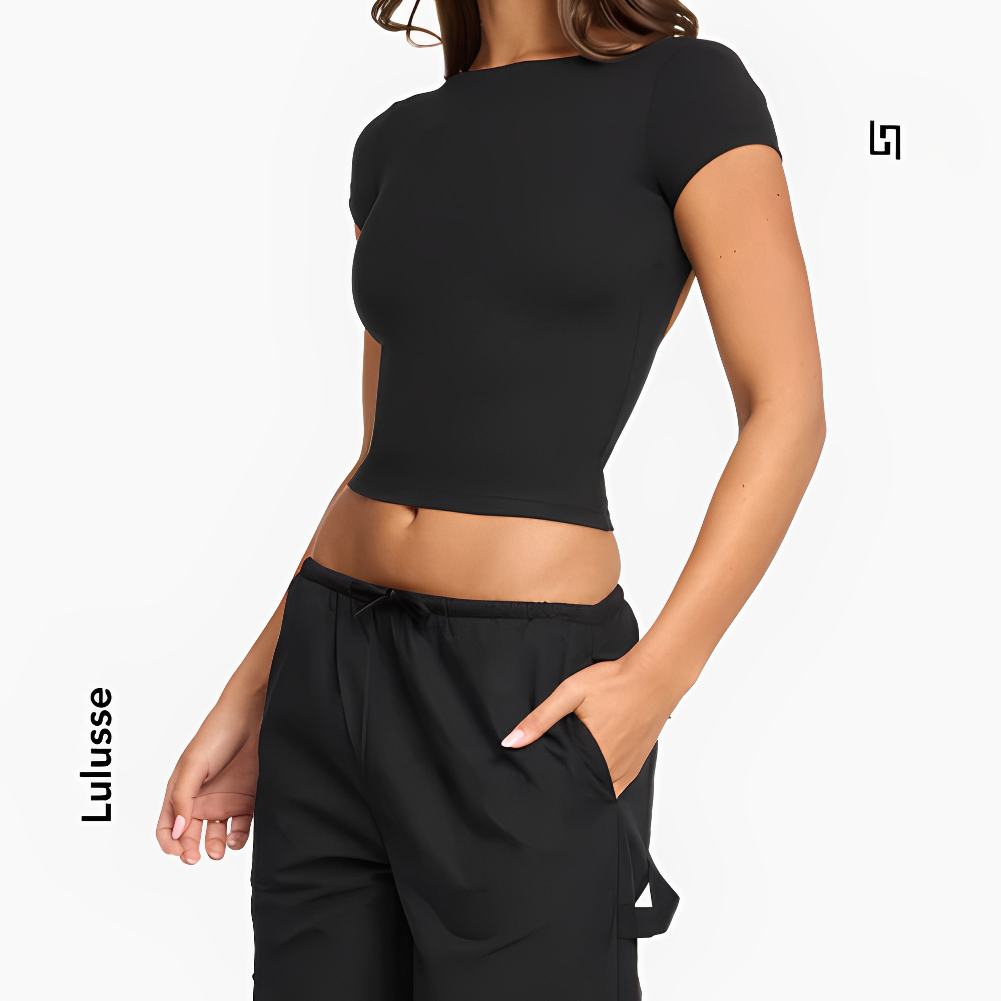 LuxeShape Open Back Top