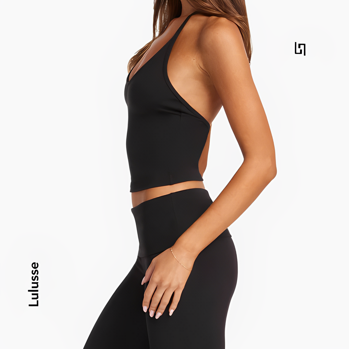 LuxeTwist Halter Crop
